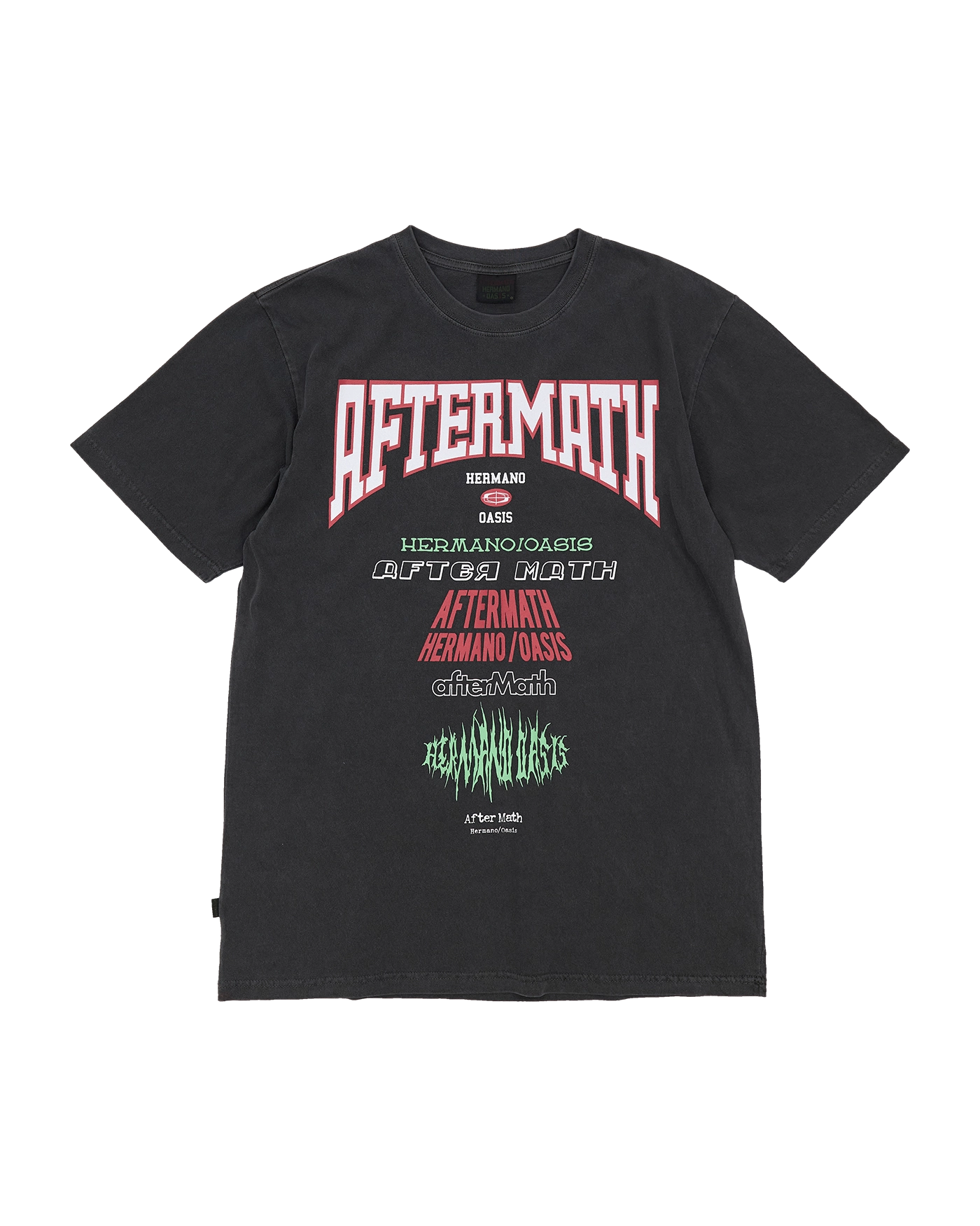 [AFTERMATH] AFTERMATH PIG DYED TOUR TEE /追跡付 AFTERMATH PIG DYED TOUR TEE
